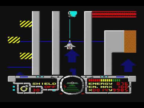 Fire Hawk: Thexder the Second Contact [MSX2] - Intro & Practice Mode Playthrough