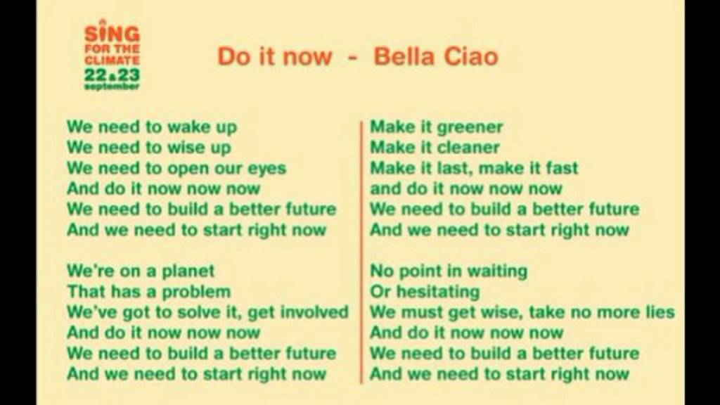 Bella Ciao lyrics English