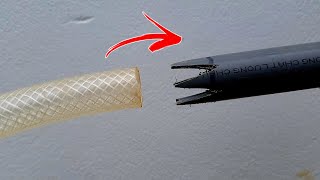 How to connect a soft water pipe to a pvc pipe without extremely strong glue will surprise you #pvc