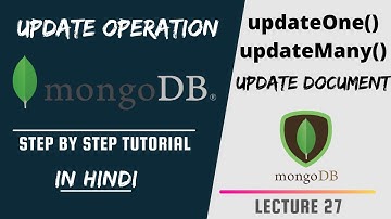 Update Operation in MongoDB | updateOne, updateMany | Backend Web Development #27