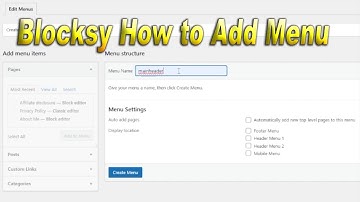 How to Add a Menu in Blocksy WordPress Theme (Step-by-Step for Beginners)