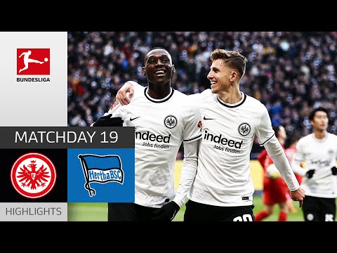 Eintracht  Frankfurt Hertha Berlin Goals And Highlights