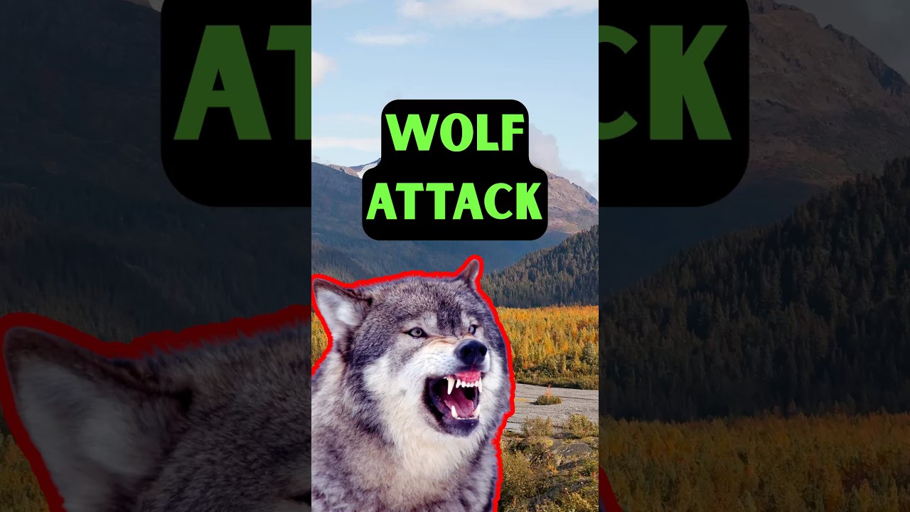 Нападение волков на Аляске. 