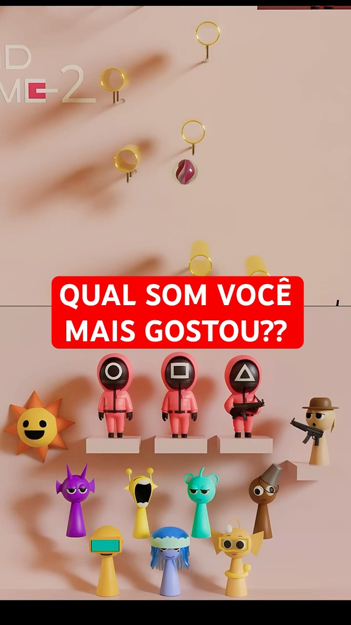 QUAL SOM VOCÊ MAIS GOSTOU? #mayumigames #sprunki #squidgame #shortsvideo