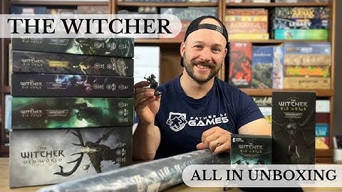 The Witcher Old World All In Unboxing