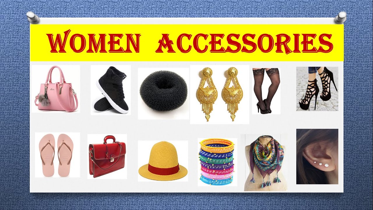 Woman Accessories Name in English with Pictures.