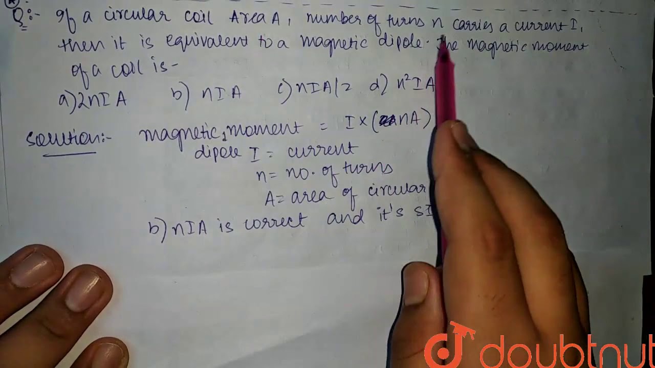 What Is Magnetic Dipole Moment Unit