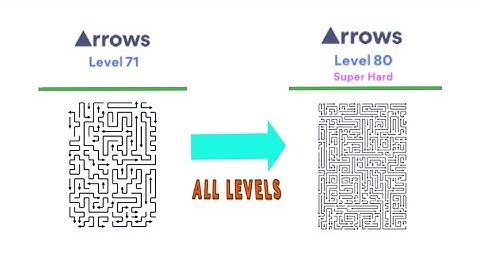 Arrows Puzzle Escape All Levels Walkthrough (Part 8) | No Commentary & No Music | Android Gameplay