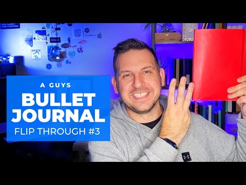 One Guy's Bullet Journal | THIRD Flip Through of a man's Bujo