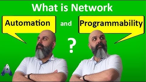 What is Network automation and programmability?