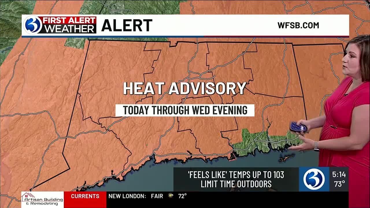 First Alert Weather Days issued through Wednesday for high heat and ...