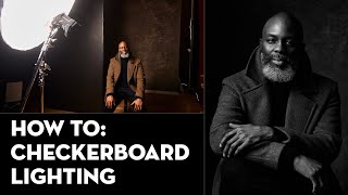 Creating a Dramatic Portrait with Checkerboard Lighting