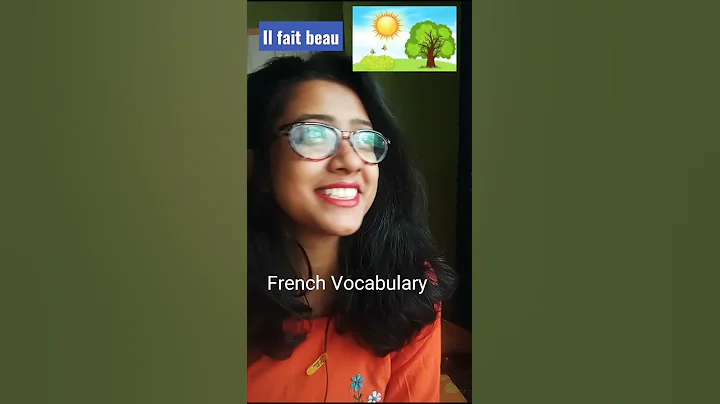 French Weather Vocabulary 🇨🇵l By Anindita #shorts #french #language #learning #ytshorts