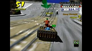 Crazy Taxi (Pedal Taxi) Short Playthrough using a Ps2 Cheat Code :D #Playstation #Sony #Ps2 #Gaming Wealth