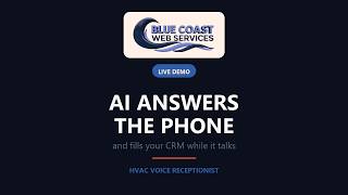 Live HVAC AI Receptionist Demo | GoHighLevel Voice AI