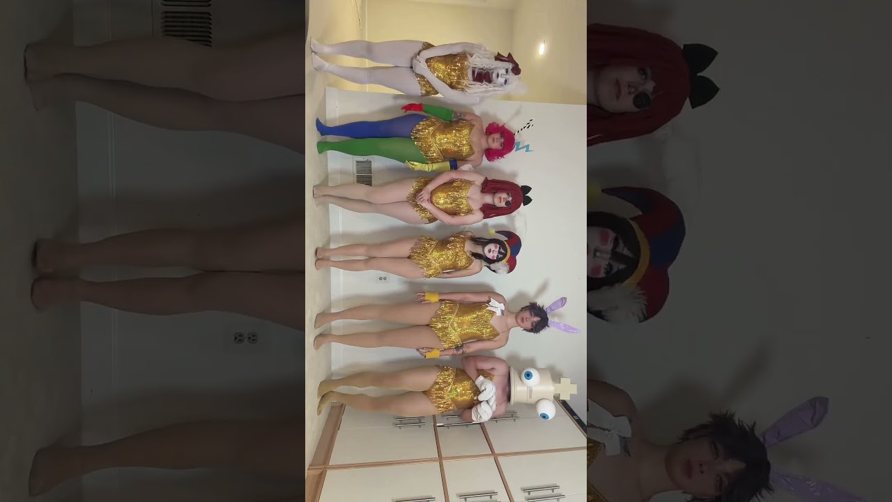 TADC Gold Outfits!! #theamazingdigitalcircus #cosplay #tadc #digitalcircus #glitchproductions