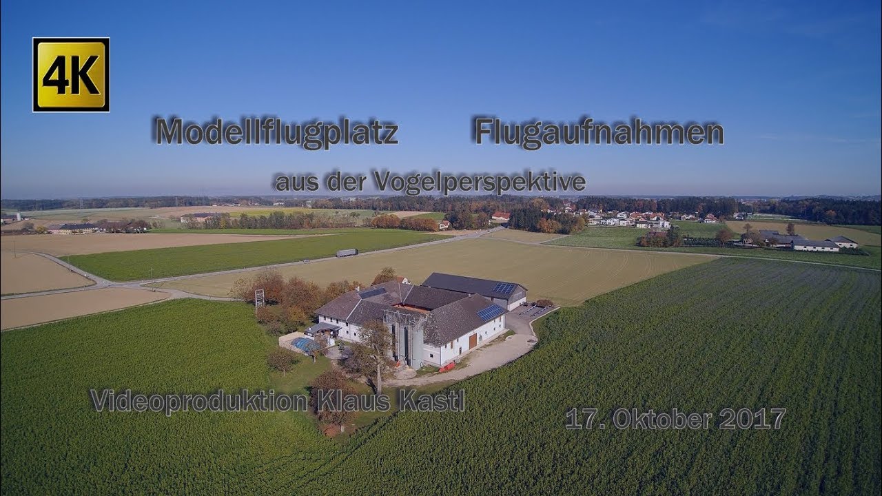 Am Modellflugplatz Oktoberflüge 2017 (Aus der Vogelperspektive)