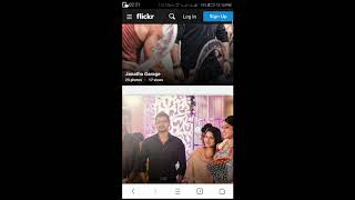 How to download images in flickr using uc browser