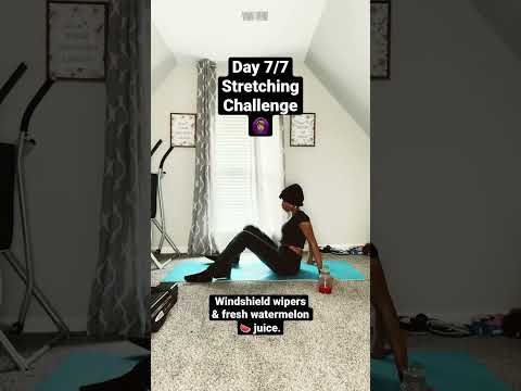 Day 7/7 stretching challenge | Body care 😌💛