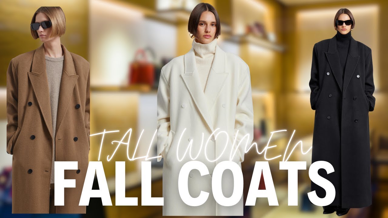 Fall Coats For Tall Women- The Franke Shop GAIA Double Breasted Coat