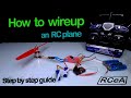 How to wire up an RC plane | RC plane electronics | DIY | Step by step guide