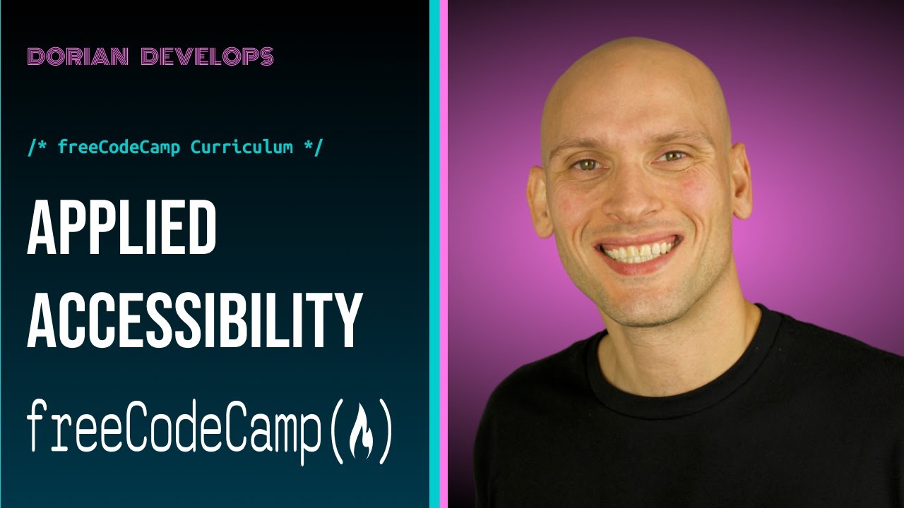 freeCodeCamp Applied Accessibility [Live] // Responsive Web Design Certification 2020