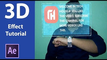 After Effects Tutorial: 3D Hologram Effect