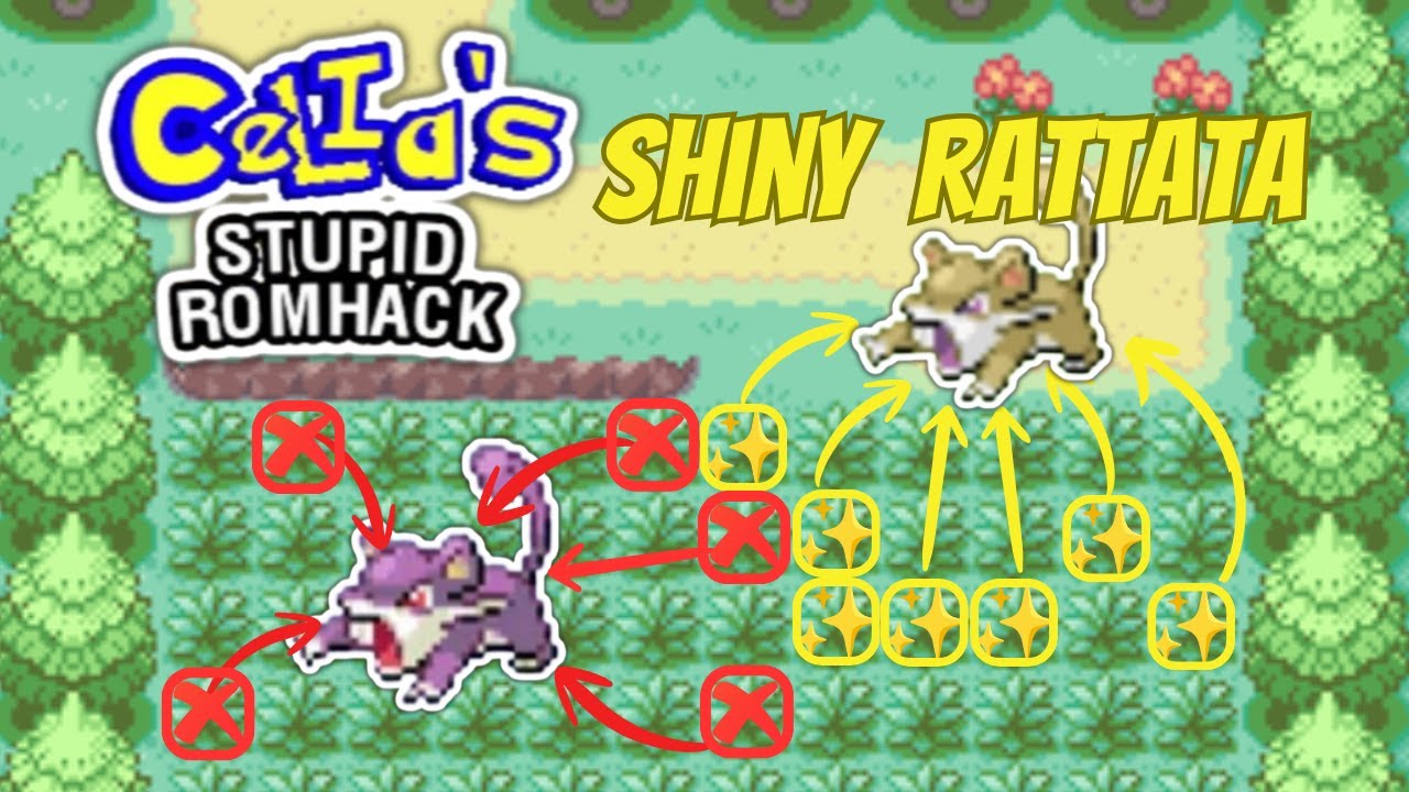 GUARANTEED SHINY RATTATA [Puzzle Solution] - Celia's Stupid Romhack