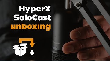 Unboxing the HyperX SoloCast USB microphone | Unboxing?!