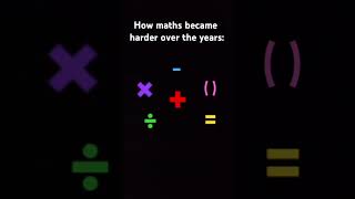 how maths became harder over the years: #meme #undertale #mathishard Wealth