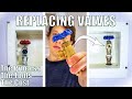 How to Replace Leaking Washing Machine Water Shutoff Valves - Choosing Valves & Installation