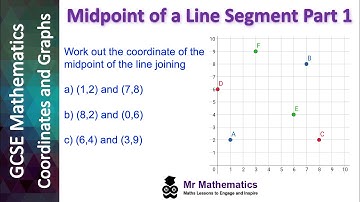 Midpoint of a Line Segment Part 1 | Mr Mathematics