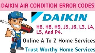 Daikin AC Error Code || Daikin Inverter AC Outdoor Unit Not Working ||