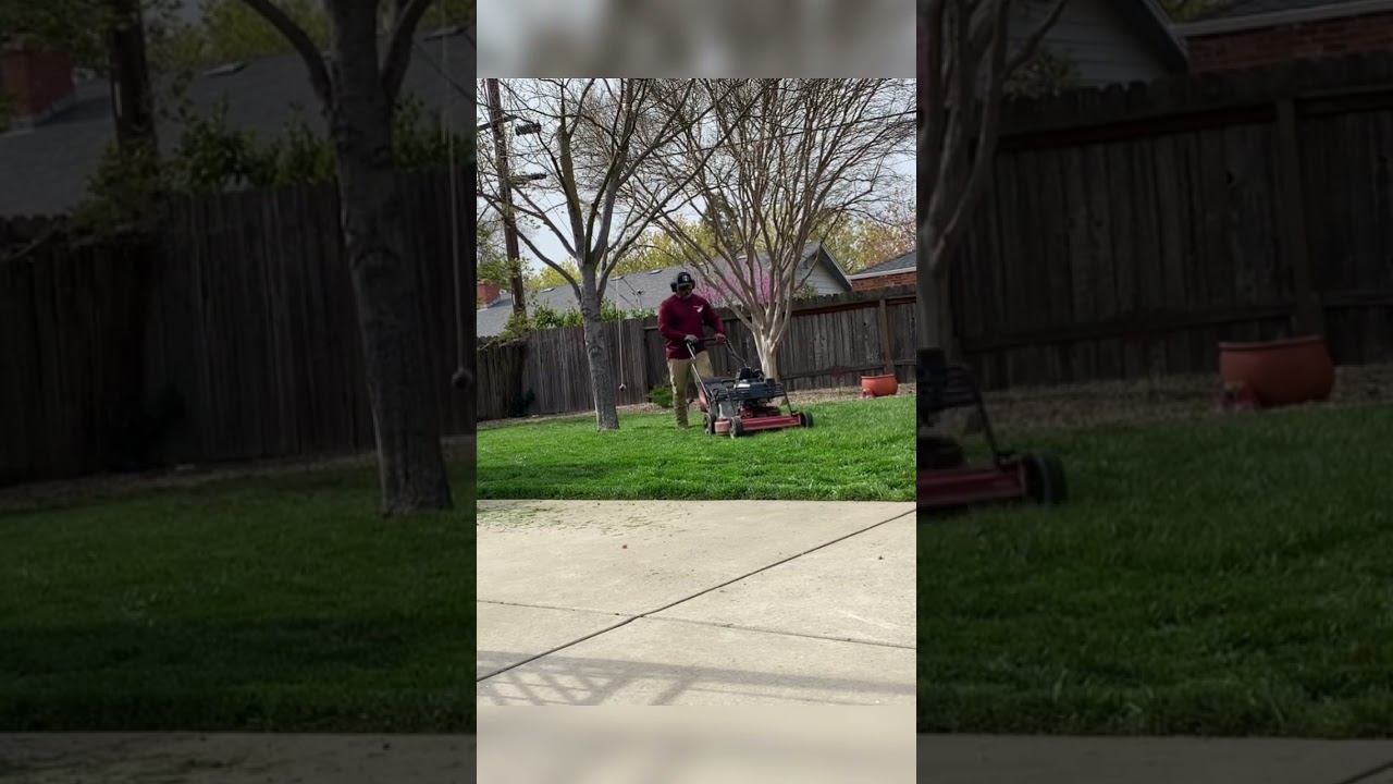 Toro turf master in action 