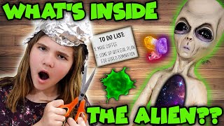 What's Inside The ALIEN! Cutting Open Creepy Alien Villain