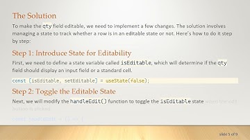 How to Edit Table Values in React: Step-by-Step Guide