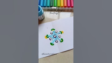 Creative Acrylic painting 🤯💕#shorts #painting #canvaspainting #shortsvideo #creative #art #diy #song