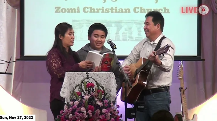 Ka mean na Zeisu a hi -(Cover): Pa Joseph te innkuan