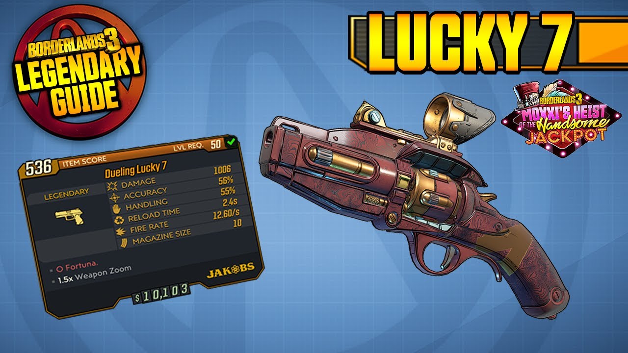 LUCKY 7 | Legendary Item Guide & Drop Location [Borderlands 3]