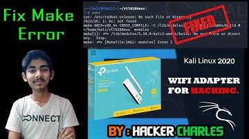 [not working] How to Fix Make error in TP-Link TL-WN722N WiFi Adapter|| Hacker Charles