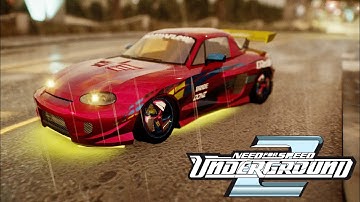 Mazda MX-5 Roaming with Full Customization | NFS Underground 2 Unreal Demo Showcase