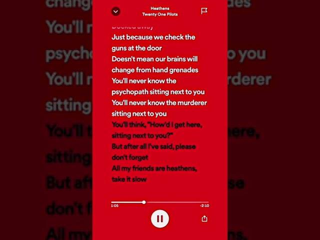 Heathens -sped up #fypシ #spedup2023 #lyrics #spedups #spotify class=