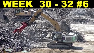 Demolition excavator with concrete pulverizer jaws (Week 30-32, set 6)