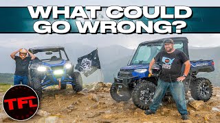 It Quickly Got Super Sketchy Racing Up a Mountain in a Thunder Storm...SXS Montezuma Challenge!