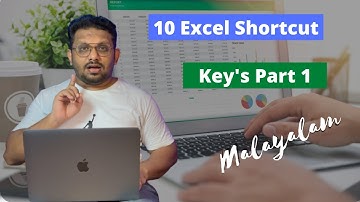 10 Microsoft Excel shortcut Keys | Malayalam Part 1 | Excel Tutorial Series Video 4