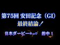 【安田記念2025】厳選5頭で最終結論！日本ダービー◎→○的中！競馬予想AI ソフト 競馬過去データ分析予想
