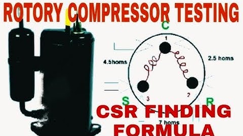 Rotary Compressor  Testing  & trace C,R,S in urdu full video | Testing link in discription |