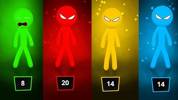 Stickman Party - Tournament Mode 123 4 Player Random - MiniGames Gameplay Part 45