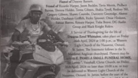 A short story about the life of Dwayne Errol Whittaker - Family Notices - Barbados