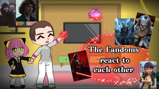 The Fandoms react to each other☆ |Stranger things| and |Spy × family| 1/?